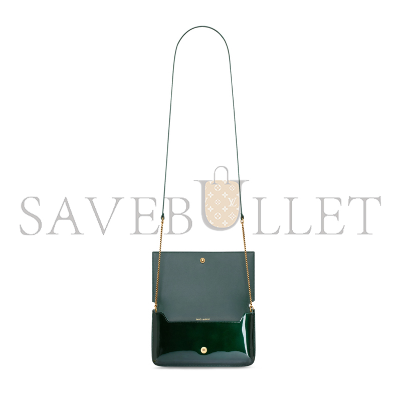 YSL CASSANDRE PHONE HOLDER IN PATENT LEATHER 808548 (18*11*2.5cm)